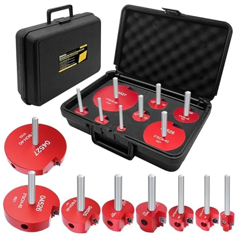 Pvc Pipe Reamer Kit para Broca Padrão Pvc Fitting Saver Pvc Soquete Ferramenta Durável Pcs 2
