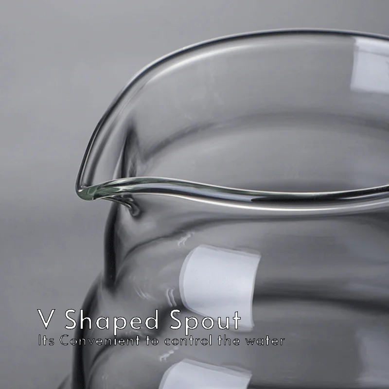 Clear Borosilicate Glass Espresso Barista Pour Over Coffee Maker Server Dripper Accessories Tools gallery 3