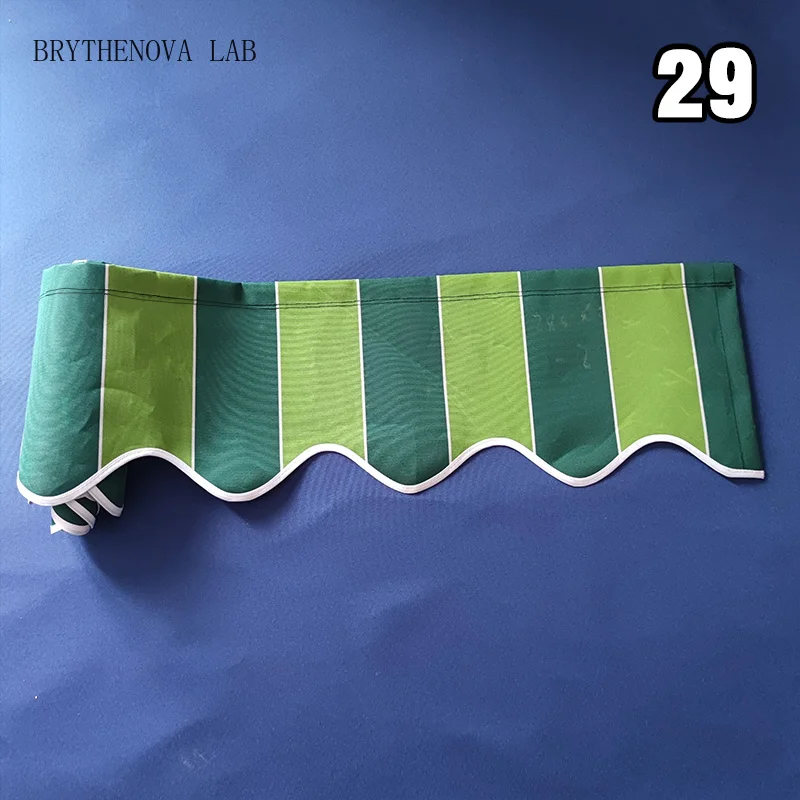Retractable Awning Patio Replacement Fabric Window Valance Manual Sun Exterior Shade Deck Window Cover Sunshade Canopy Curtain