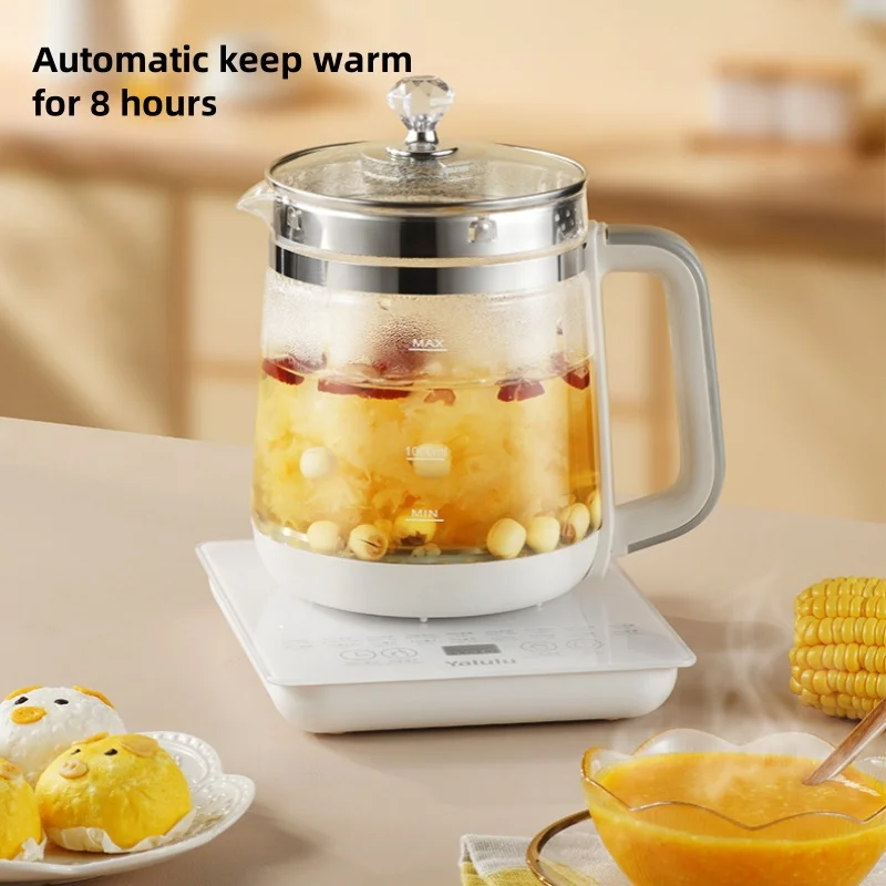 

Large Capacity Electric Kettle Thickened Glass Health Kettle Multifunctional Tea Maker Decoction Pot Smart Kettle