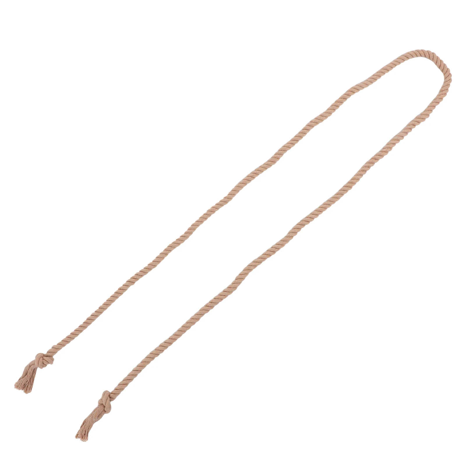 

Gothic Waist Braided Rope for Adults Brown Adjustable Fashion Belt for cosplay Long Waist Belt Stage Cotton Linen