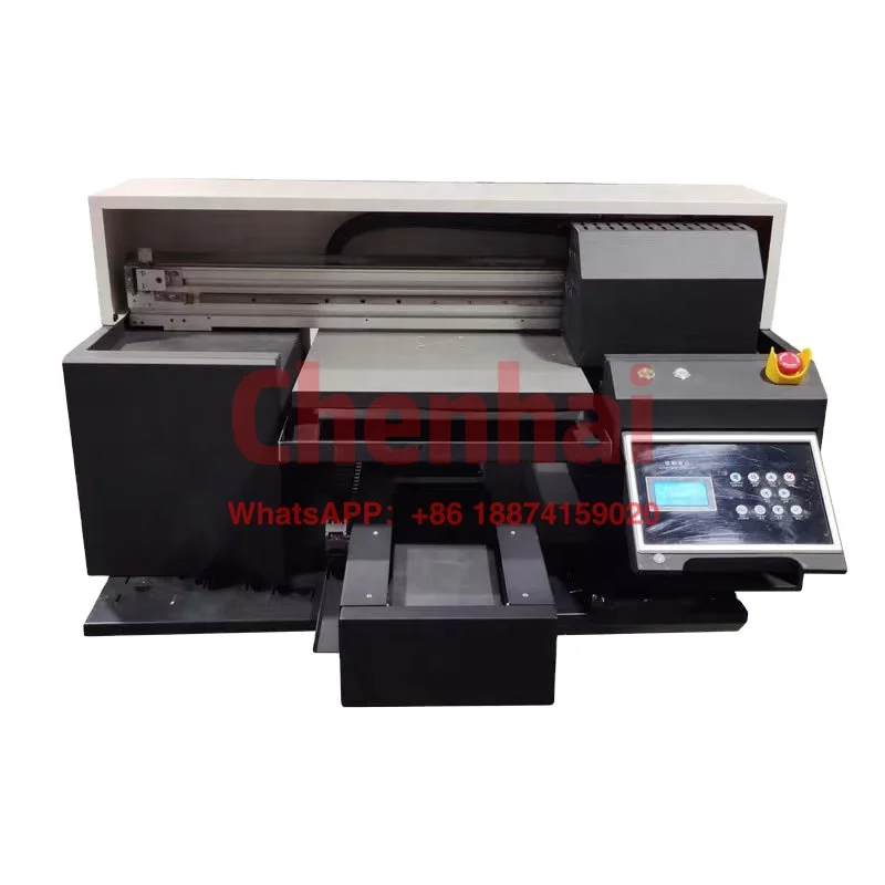 UV direct to film film crystal printer with Ep XP600 printhead and varnish oil