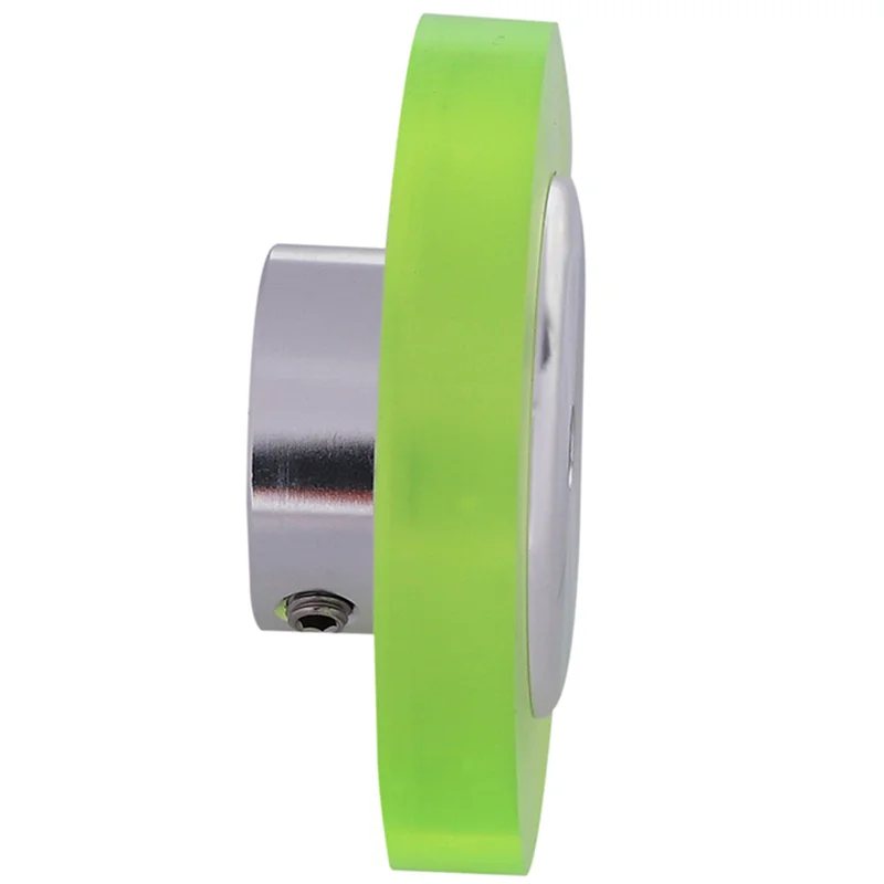 4 Stück 200 mm Aluminium-Polyurethan-Industrie-Encoder-Rad Messrad mit Typ 20 mm Aluminium-Encoder-Halterung-B61B