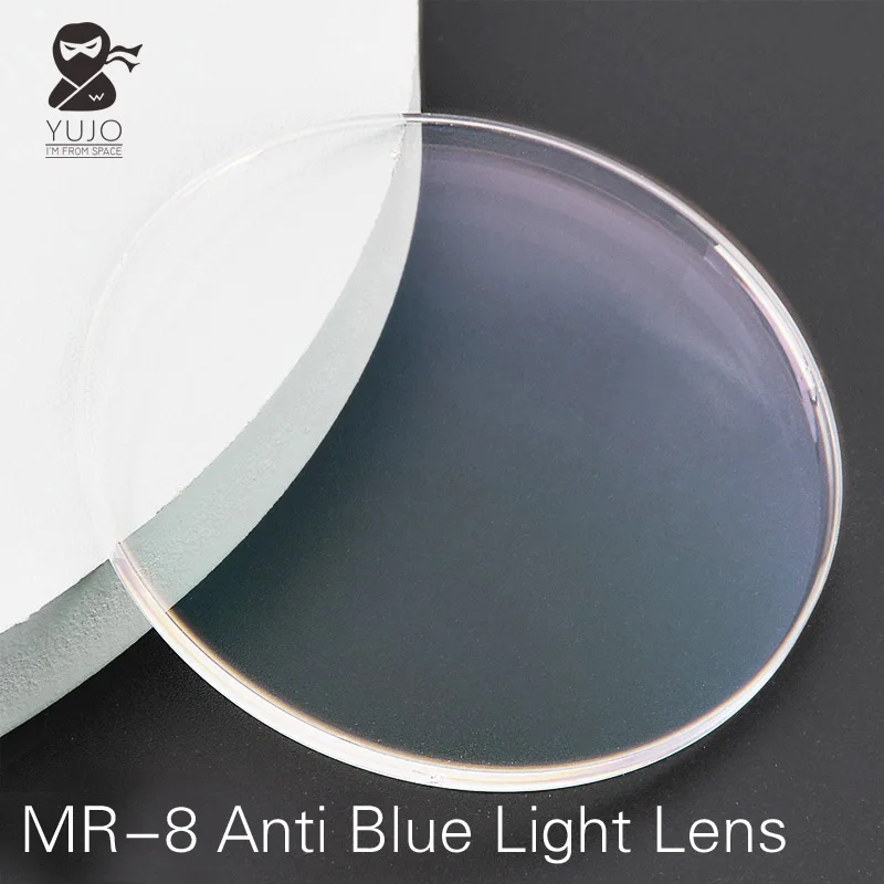 

MR-8 prescription optical anti blue light myopia farsightedness prescription lens presbyopia reading lens