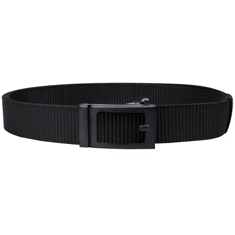 Ratschengürtel für Herren, lässig, 1 3/8 Zoll breit, Schnellverschluss, automatische Schiebeschnalle, Nylon-Gurtband, Geschenke für Papa – Detail 3