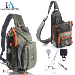 Maximumcatch Fly Fishing Sling Pack, 3 Layer Fishing Bag