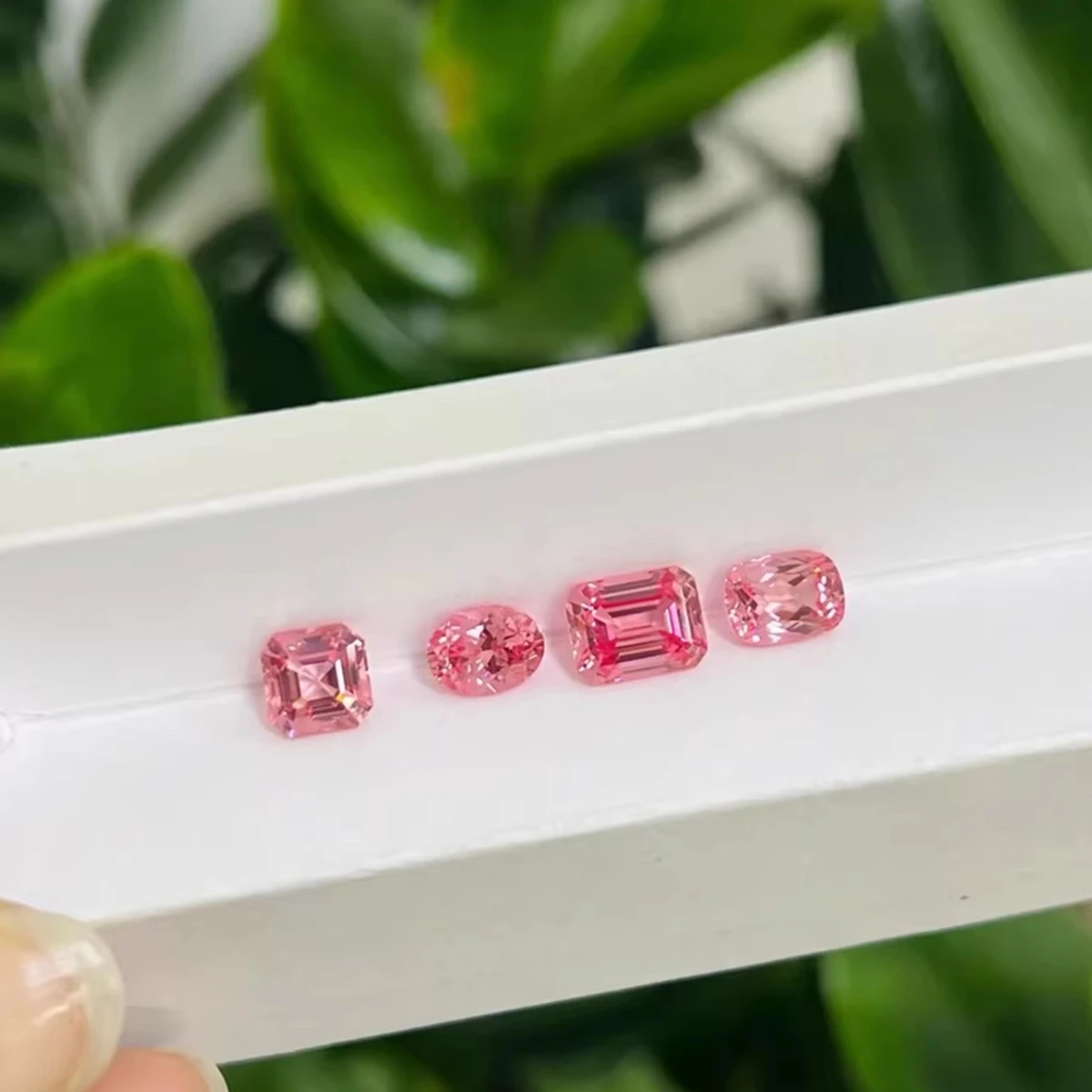 

Good Quality Lab Grown Padparadscha Stone Asscher Emerald Cushion Oval Gemstone