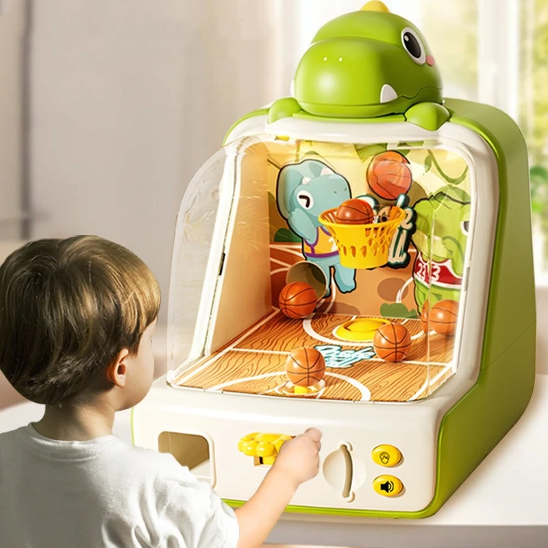 

Desktop Basketball Game Fingertip Hoop Sports Toy Cartoon Children Mini Basketball Shooting Catapult Jump Ball Board Table Game