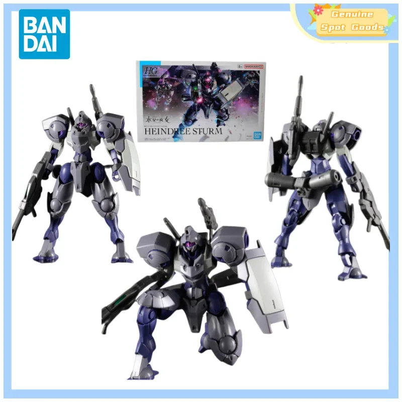 Genuine Bandai GUNDAM The Witch From Mercury HG 1/144 HEINDREE STURM Anime Action Figures Model Figure Collectible Gift for Kids