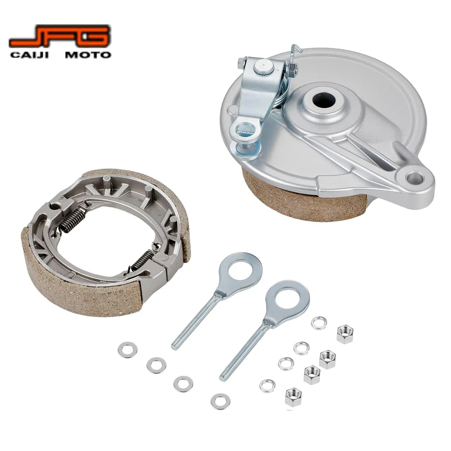 196cc 6.5hp ل كولمان CT200U BT200X طبل الفرامل عدة الدراجات النارية موتوكروس الكهربائية الترابية دراجة الألومنيوم أجزاء الفرامل JFG #1