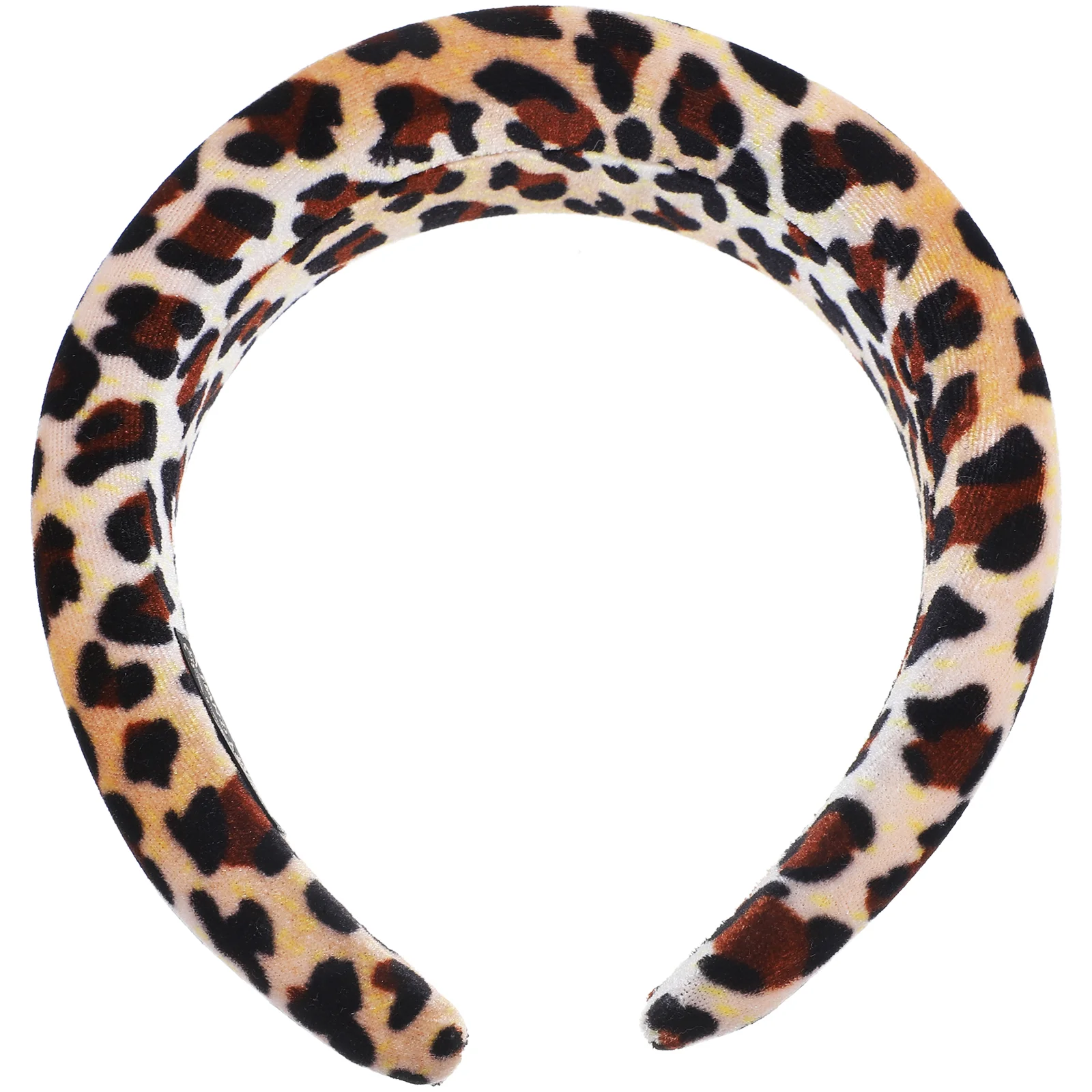 Leopard Sponge Headband Bands Accessories for Women Headbands Girls Decor Adult Curly Hair