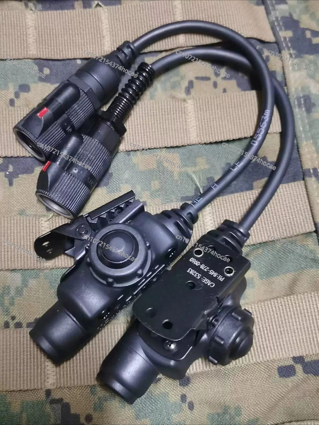 IPX6 Waterproof Tactical PTT Easy Operation Stable Signal