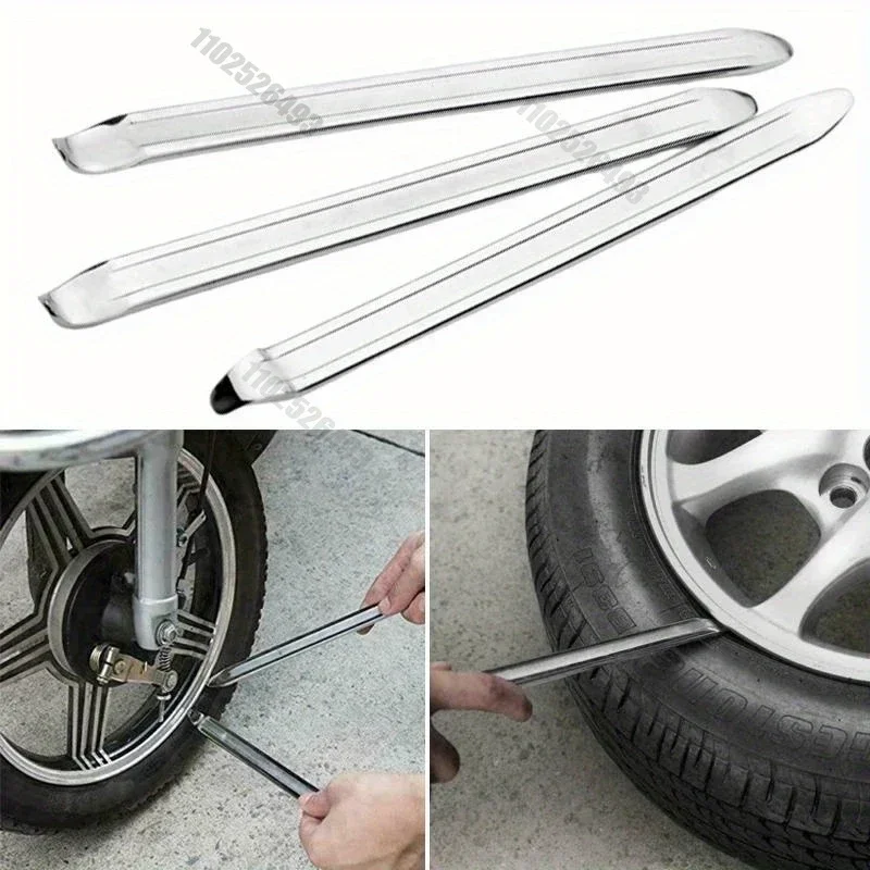 Motorbike Car Tire Metal Spoon 3PCS Remover Tyre Lever Tire Rim Opener Auto Motor Car Bike Tire Changing Lever Accessories Tools