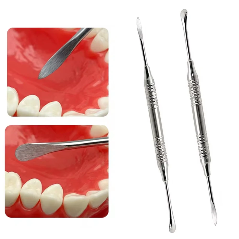

2pcs Double Ends Dental Implant Elevator Surgical Tool for Retracting Gums Autoclavable Stainless Steel Dentist Equipment