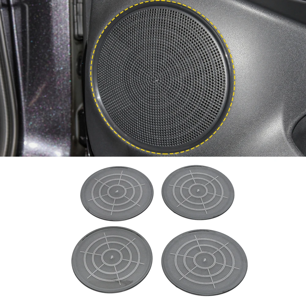 

For Honda ZR-V (RZ) 2022 2023 2024 Car 4-Door Audio Speaker Cover Loudspeaker Pad Frame Sticker Interior Accessory
