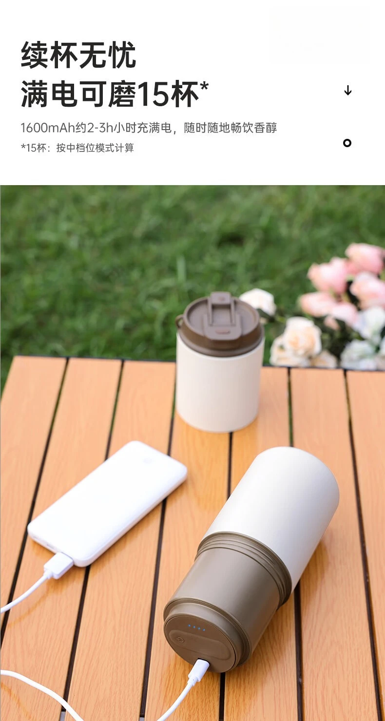 Taza de café portátil, cosas buenas para compartir, muy recomendada.