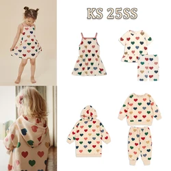 2025 Children's Top And Bottom Clothes Set Girls Toddler Clothes Baby Outfit Set Clothes Loungewear Mother Kids Children Dresses
