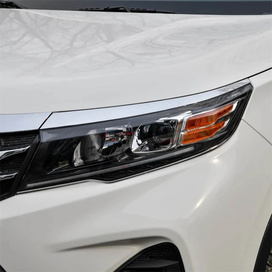 For GAC Trumpchi GS3 Motor 2017 2018 2019 2020 Vehicle Accessories Polycarbonate High Gloss Fully Transparent Glass Headlights