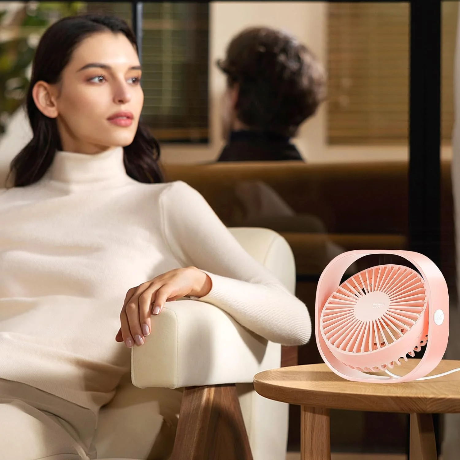 مروحة تبريد محمولة، مروحة مكتب صغيرة للمكتب في الهواء الطلق، مروحة تبريد هواء شخصية للطاولة