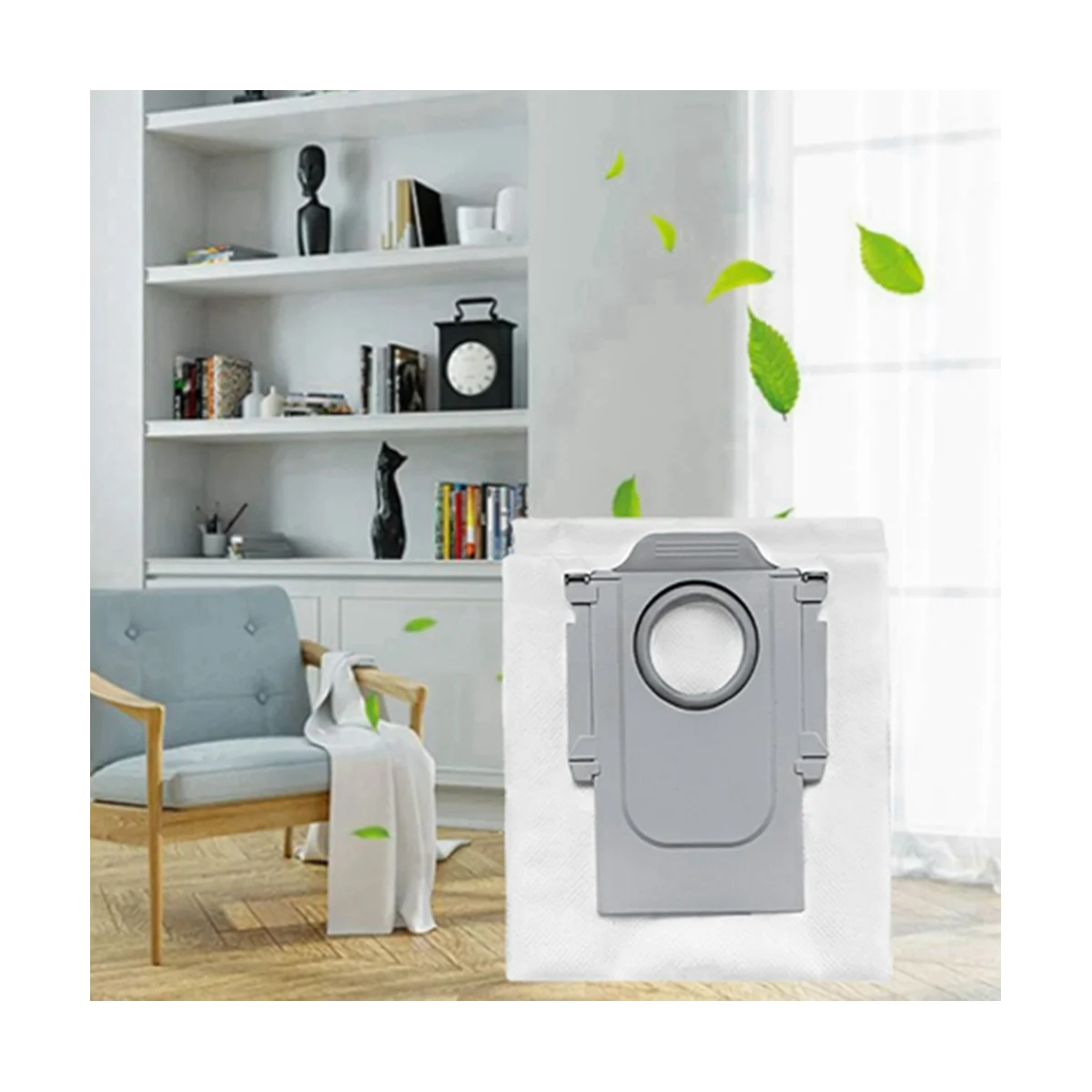 14PCS for P10 / Q Robot Vacuum Cleaner Accessories Dust Bag Garbage Dust Bag Replacement Parts