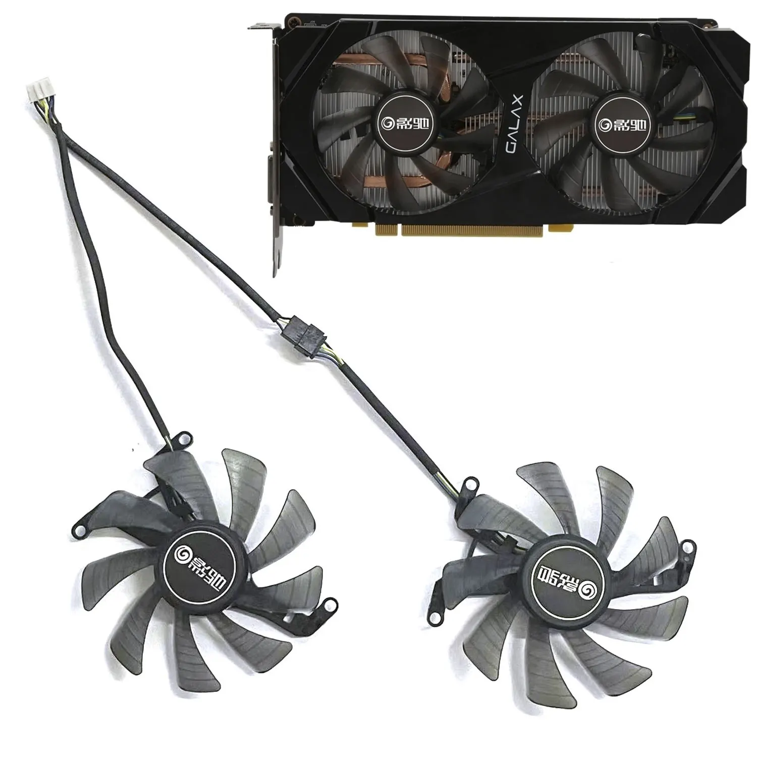 

New 85MM 4PIN FB09015M12LPA GPU Fan for Galax Geforce RTX 2060 2070 Super Will GTX 1660 1660Ti Graphics Card Cooling Fan