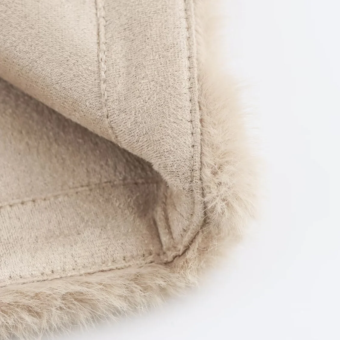 سترة نسائية كاجوال جديدة لشتاء 2025 بتأثير فرو صناعي بسيط وفضفاض ورقبة دائرية وأكمام طويلة #6