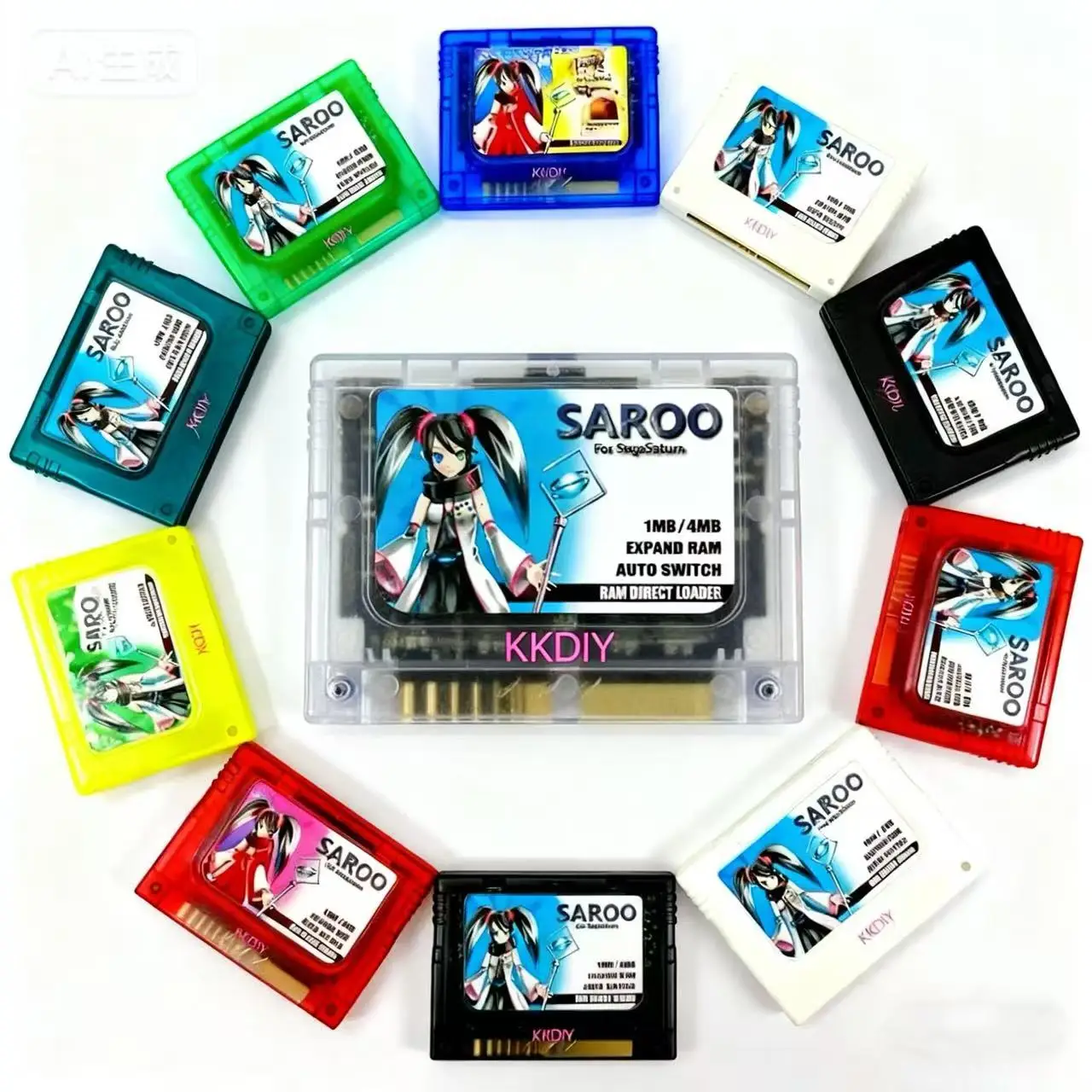 

Sega Saturn SAROO Retro Game Compatible with Console Version 1.37 SS Everdrive