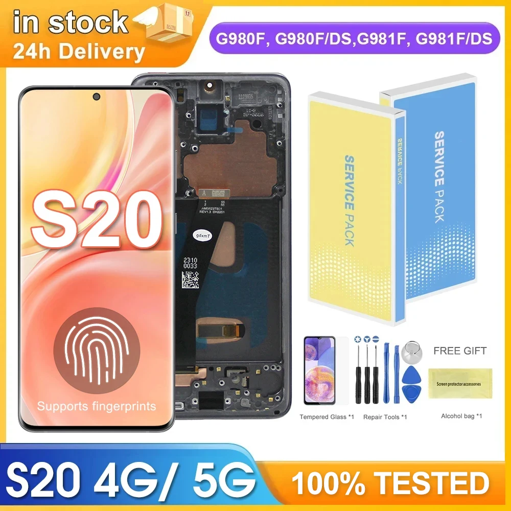 携帯電話用LCDディスプレイ,Samsung Galaxy s20 5g,g981,g981f,g980