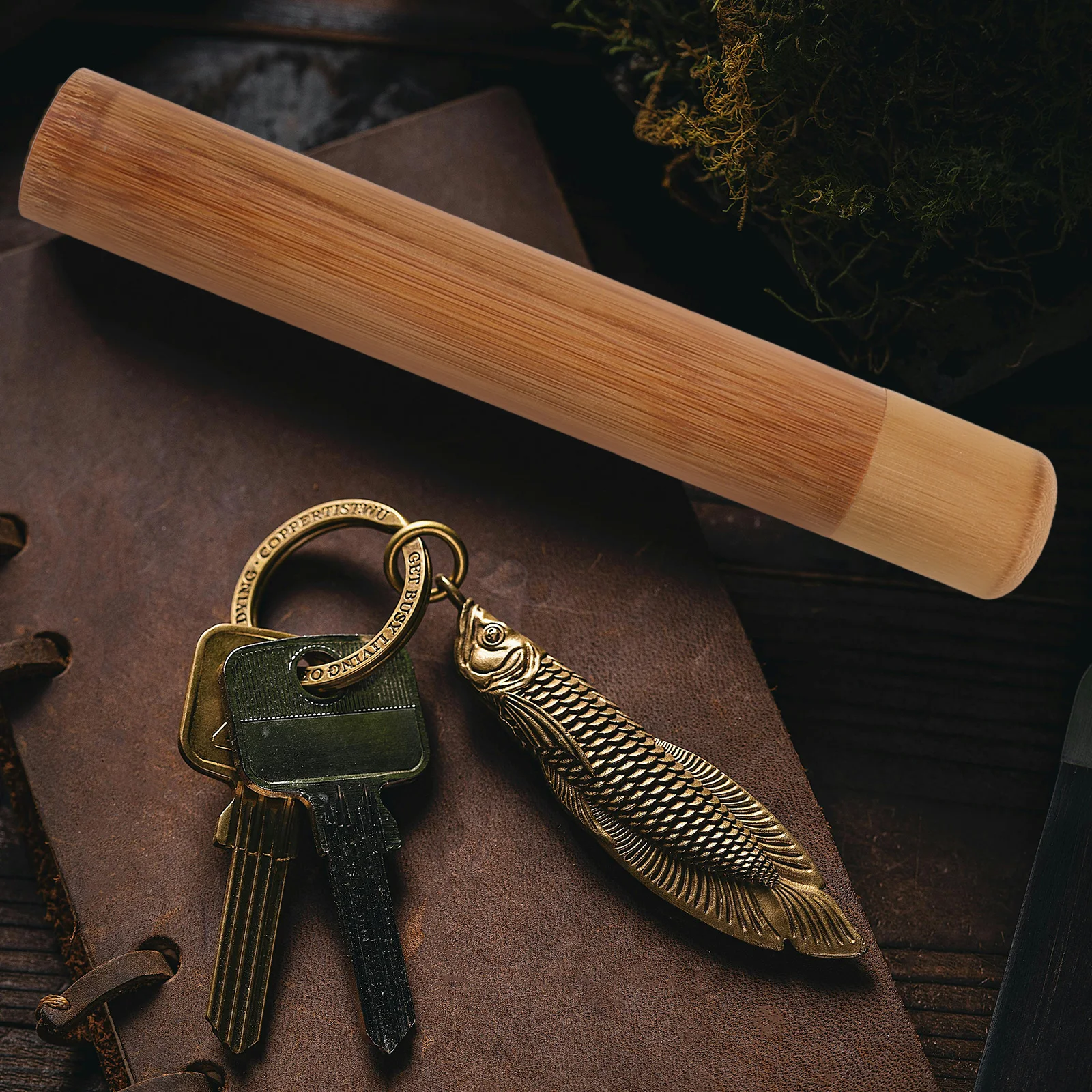 

Cigar Tube Humidor Bamboo Portable Moisturizing Holder Travel Case Accessories Wooden Individual Cake Stand Bar Item