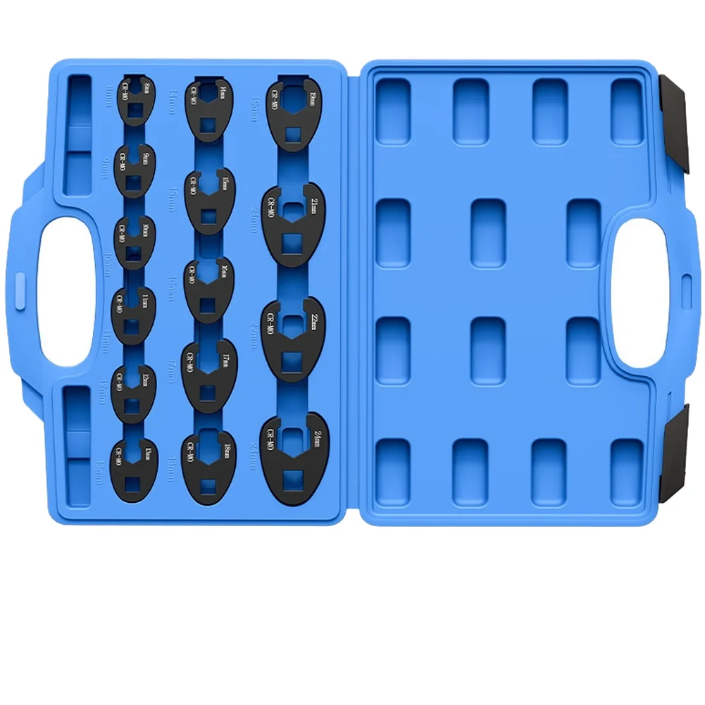 Oil Pipe Wrench Set 8mm 32mm U Style Forged Steel Spanner with Ergonomic Design Suitable for 8 32mm Fastener Range