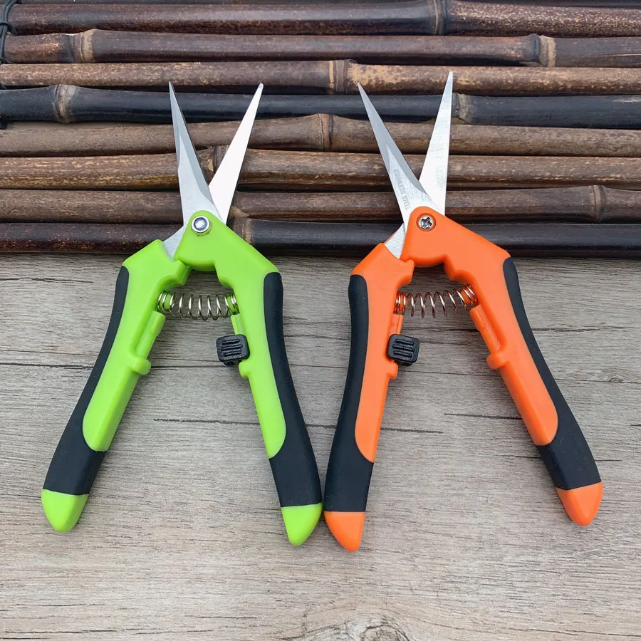 Stainless Steel Multi  Pruning Shears Fishing Line Fruit Flower Branch Straight Elbow Garden Gardening Scissors Pliers