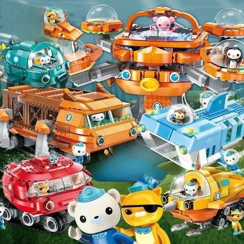 

The Octonauts Building Blocks Octopod GUP-A Desktop Decoration Puzzle Assembling Model Toys Gifts Birthday for Boys and Girls