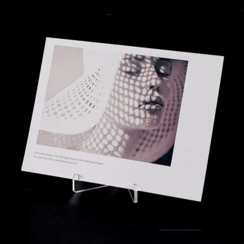 Plastic Acrylic Display Holder Support Rack Stands Tray Medal Tea Tablet 100pcs