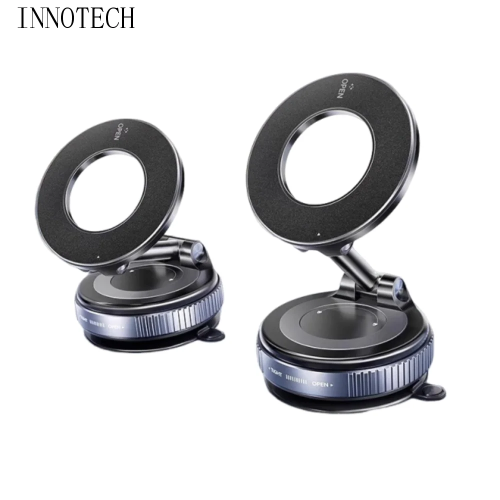 

Magnetic Car Phone Holder Folding 360° Rotating Travel Phone Stand Universal with Vacuum Suction Cup Auto Navigation Holder