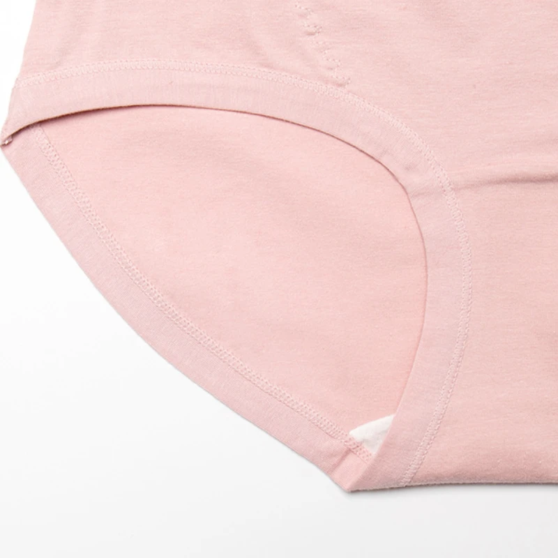 High Waist Female Panties Cotton Crotch Lingerie Breathable Briefs Women's Intimates Plus Size Ladies Antibacterial Underwears