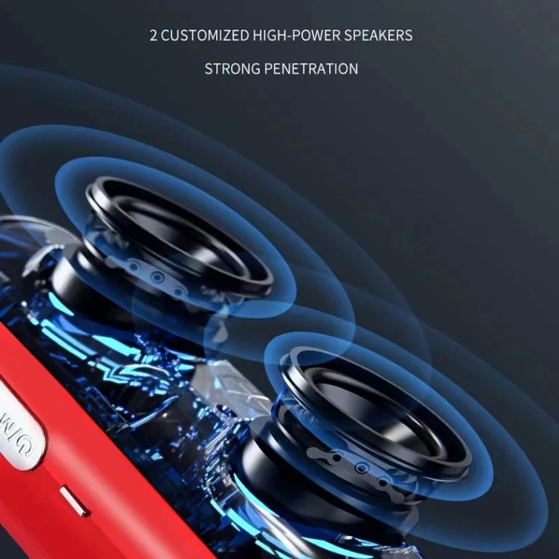 New Fashion Wireless Bluetooth Speaker Portable IPX7 Waterproof Outdoor Subwoofer Stereo Surround Speakers FM Radio TF Boom Box