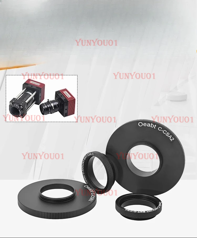 

C-CSA C-port Adapter CCD Camera Lens Adapter SM1 Thread Adapter C-Mount Base Optics