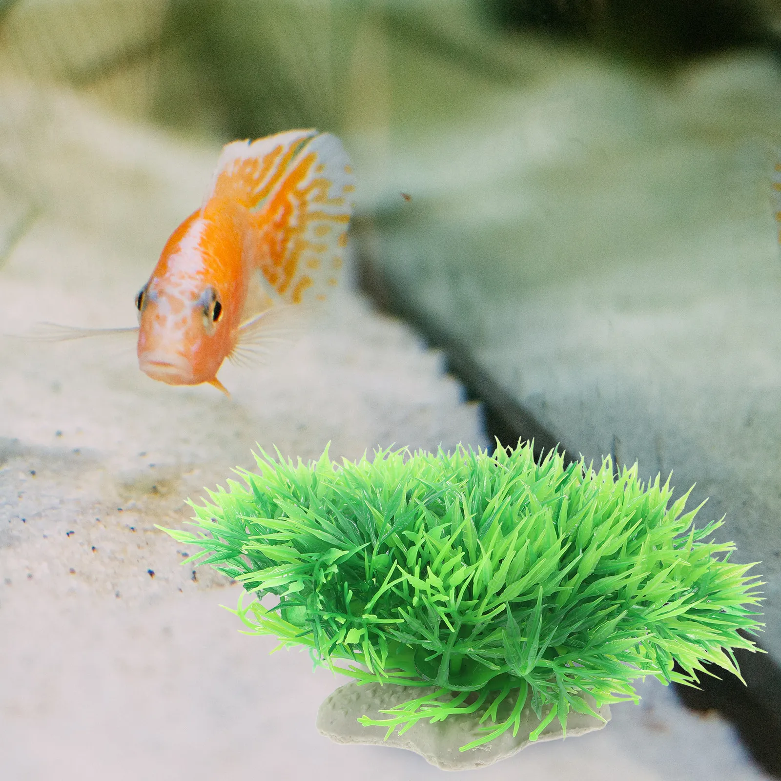 Aquarium Planted Tank Setup - 6Pcs Lifelike Aquarium Plants Plastic Artificial