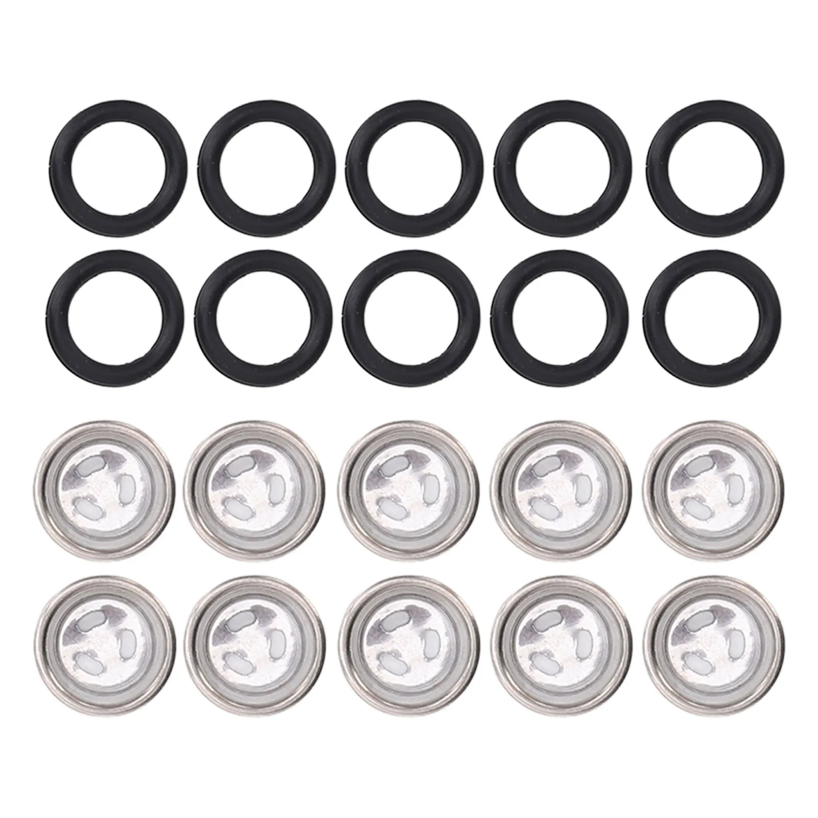 10pcs Brake Master Cylinder Sight Glass with Leakproof Aging Resistance Brake Cylinder Reservoir Sight Glass for Motorcycle ATV