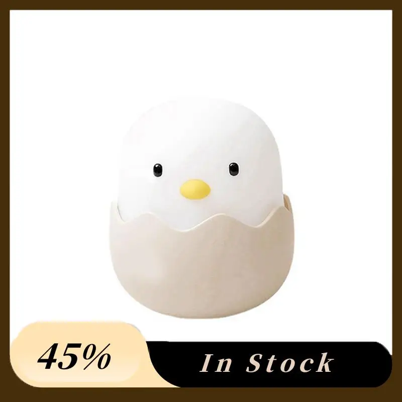 

A60zeggshell Куриный ночник для спальни, зарядка, силиконовая лампа, мультяшная курица, прикроватная лампа для сна, эмоциональная лампа,may