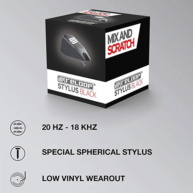 Ortofon Reloop Om Moving Magnetic Vinyl Cartridge Needle AMS-OM-BLACK For Vinyl Record Player Turntable Phonograph Accessories