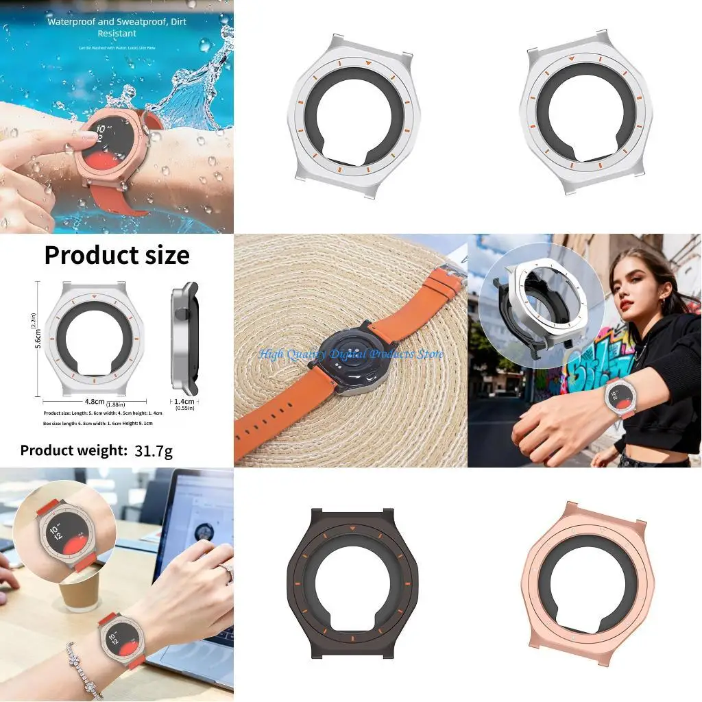 

U2JE Watch Full Coverage Housing Case Smartwatch Protector Bumper Frame Cover for Watch 3 Scratchproof Shell