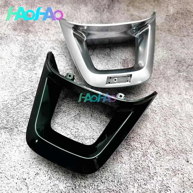 Painted Paint, Chrome Plated Steering Wheel Decorative Frame, Suitable for Audi Q5L Flat Bottomed Sport Steering Wheel