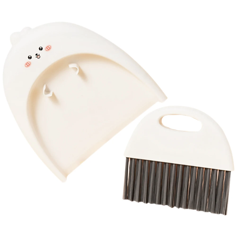 

1 set 1 Set Bunny Style Mini Broom Dustpan Set Portable Lightweight Home Office Desktop Cleaning Car Interior Air Vent Keyboard