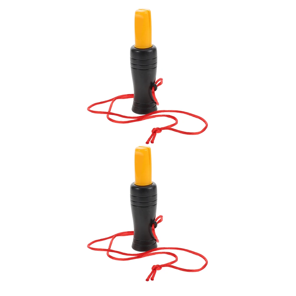 

2pcs Outdoor Emergency Bird Call Whistle Duck Mouth Animal Noise Maker Plastic Bionic Sounds Device Dual Tube Survival Gear For