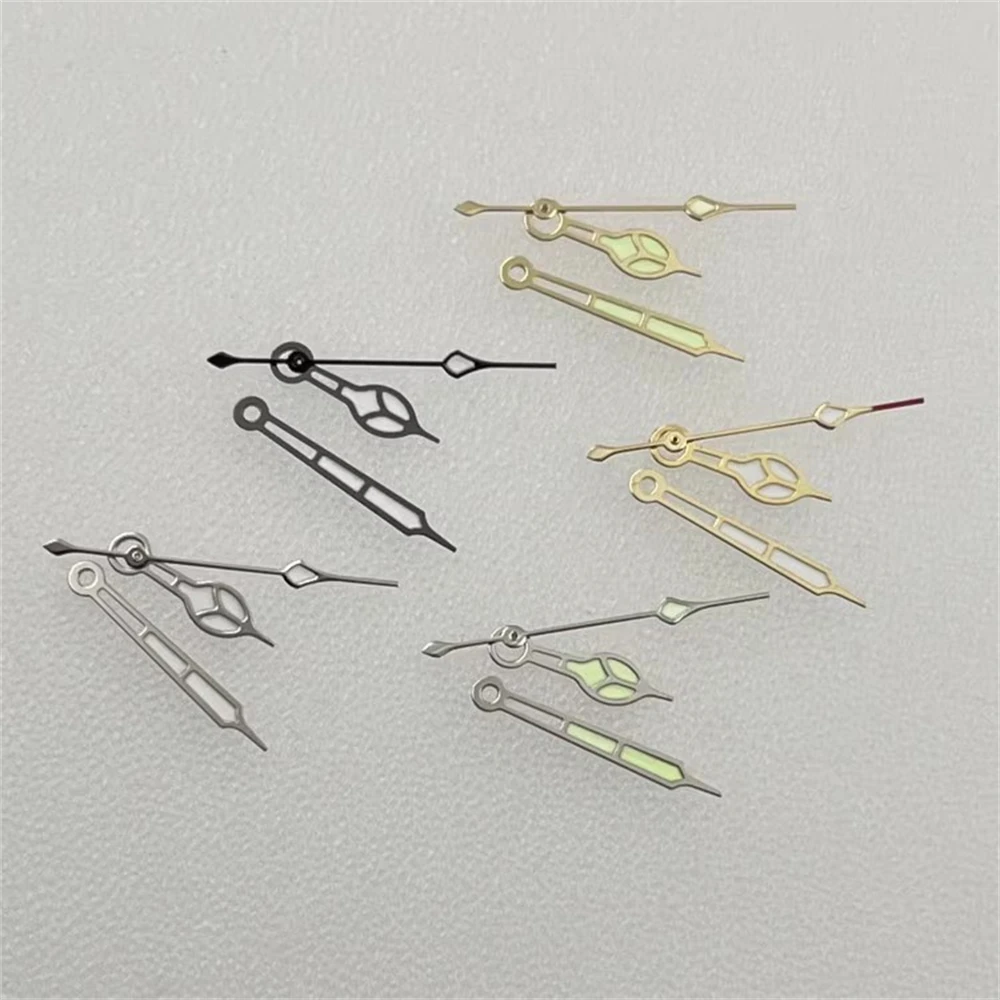 ساعة ميكانيكية تعديل إبرة ، مؤشر مضيئة خضراء ، ومناسبة ل NH35 و NH36