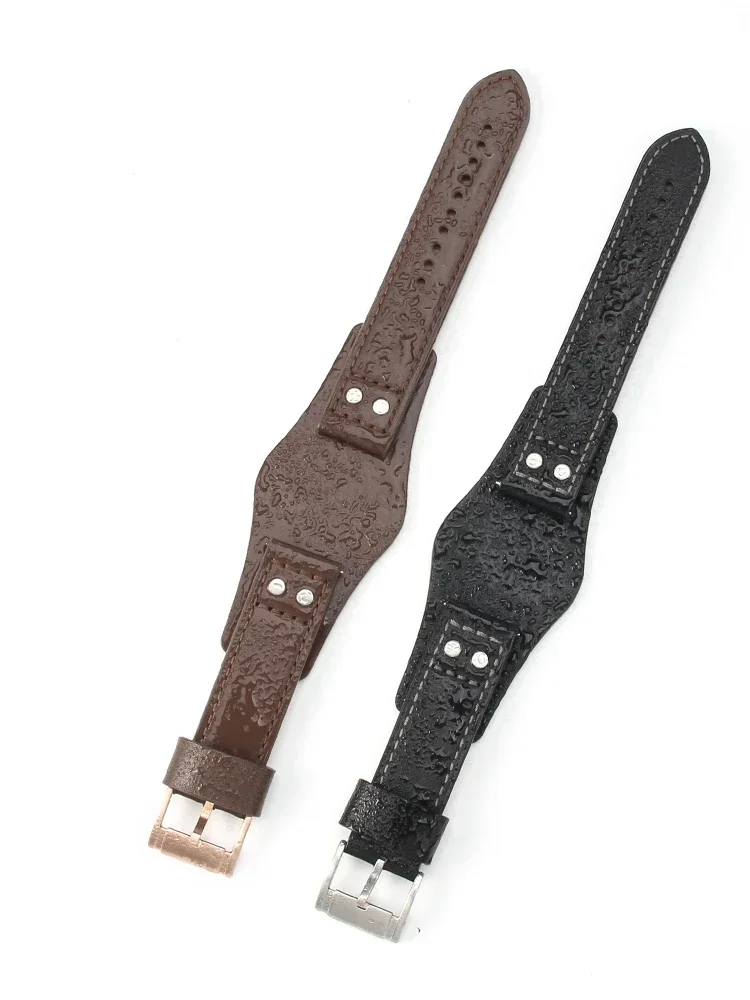 Genuine Leather Integrated Cowhide Waterproof Soft Comfortable 22mm Watchband for Fossil Ch3051 Ch2564 Ch2565 Ch2891 Series Tray