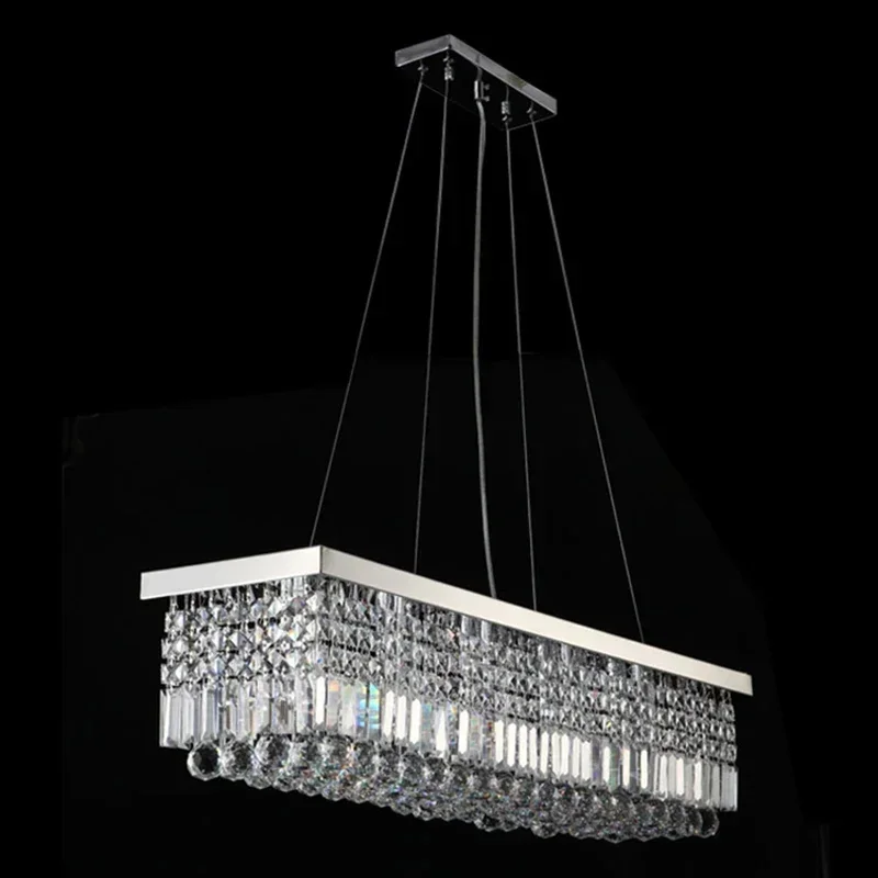 Modern LED Pendant Lights Lamps Lighting Fixtures with  Clear Crystal For Indoor Hotel LED Kingdom Lighting
