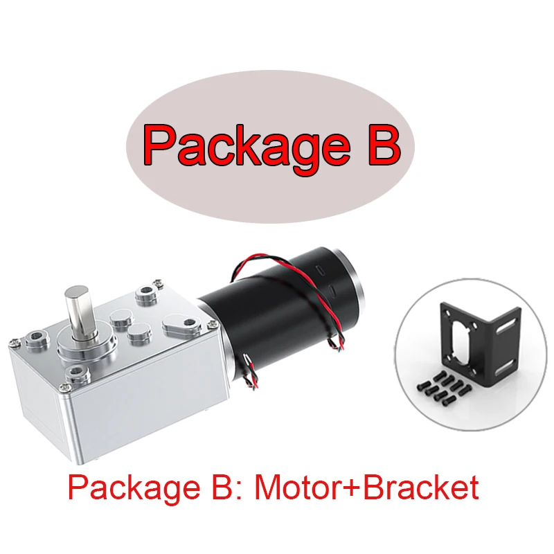 

5840-31ZY 12 В 24 В мотор-редуктор Червячный мотор-редуктор Реверсивный двигатель Большой крутящий момент Высокая мощность 2-70 кг 7-470 об/мин