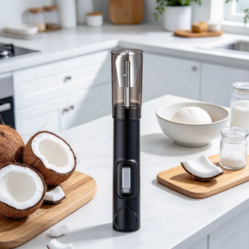 Rotary Electric Coconut Scraper Safe Coconut Meat Crusher Home Kitchen Coconut Shredding Extracting Tool
